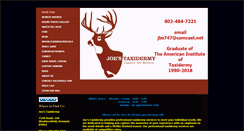 Desktop Screenshot of joestaxidermyvt.com